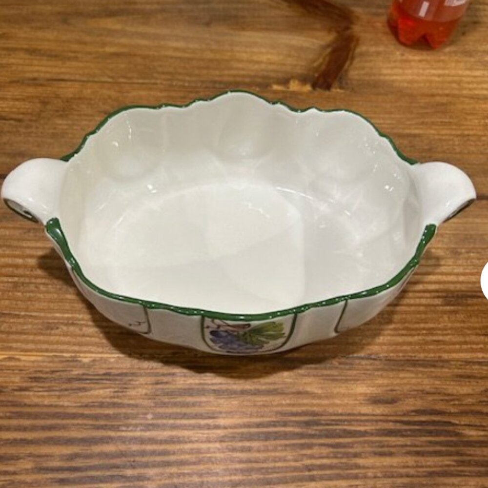 Vietri Dish - Scalloped bowl